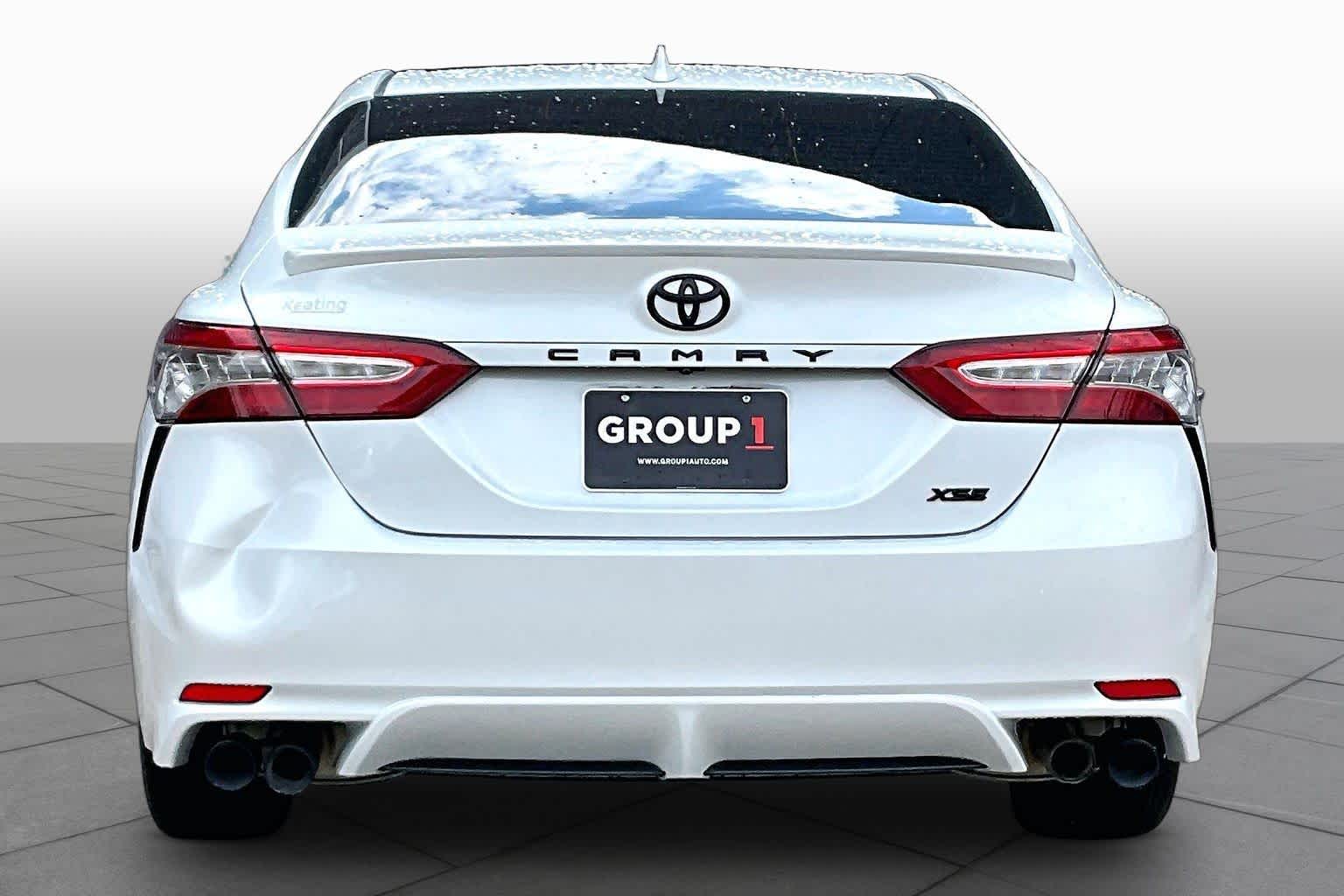 2019 Toyota Camry XSE Wind Chill Pearl at Group 1 Toyota Southwest