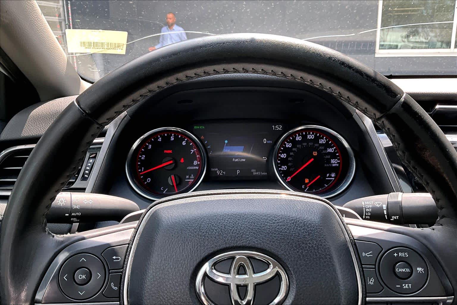 2019 Toyota Camry XSE Wind Chill Pearl at Group 1 Toyota Southwest
