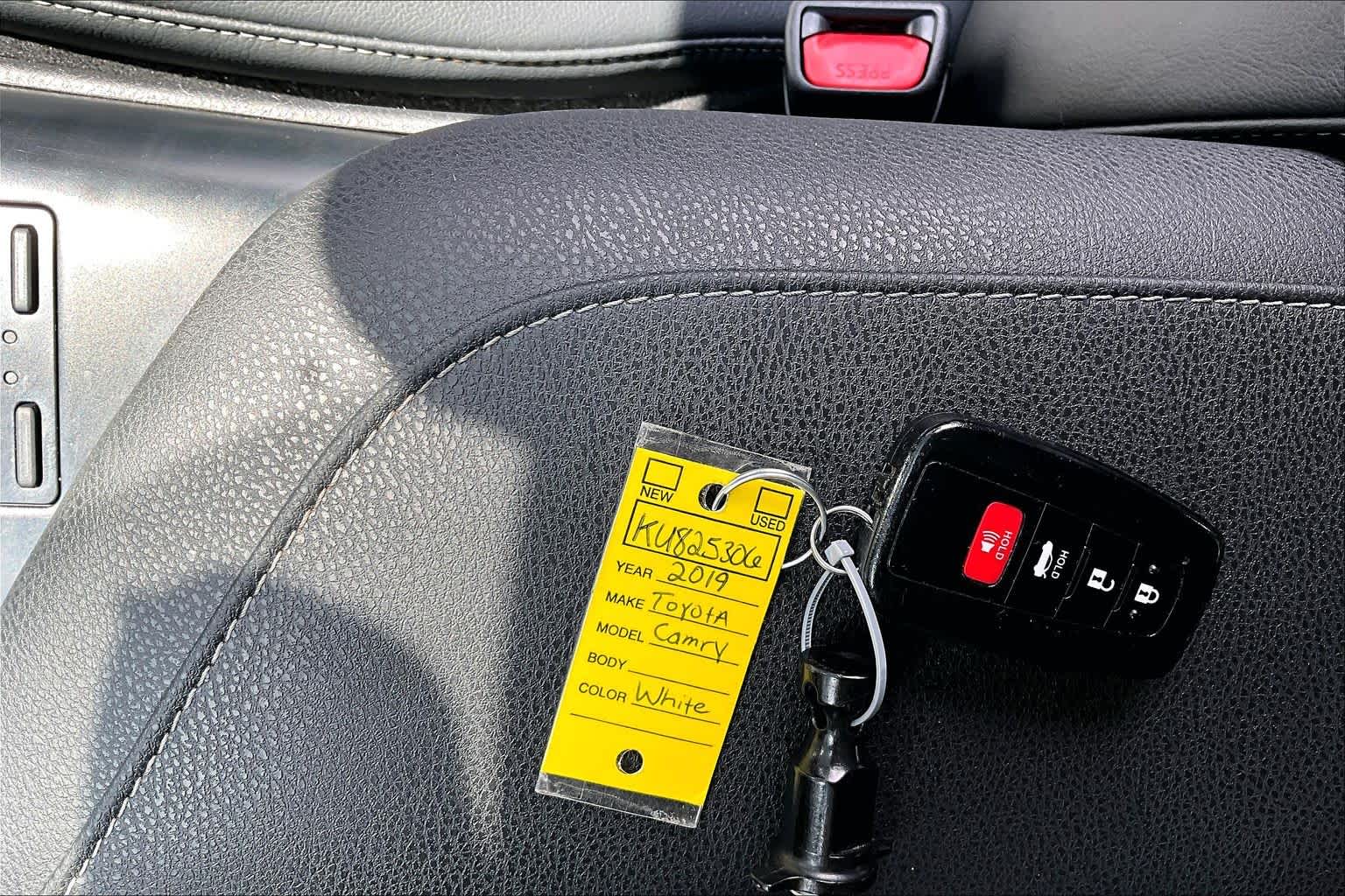 2019 Toyota Camry XSE Wind Chill Pearl at Group 1 Toyota Southwest