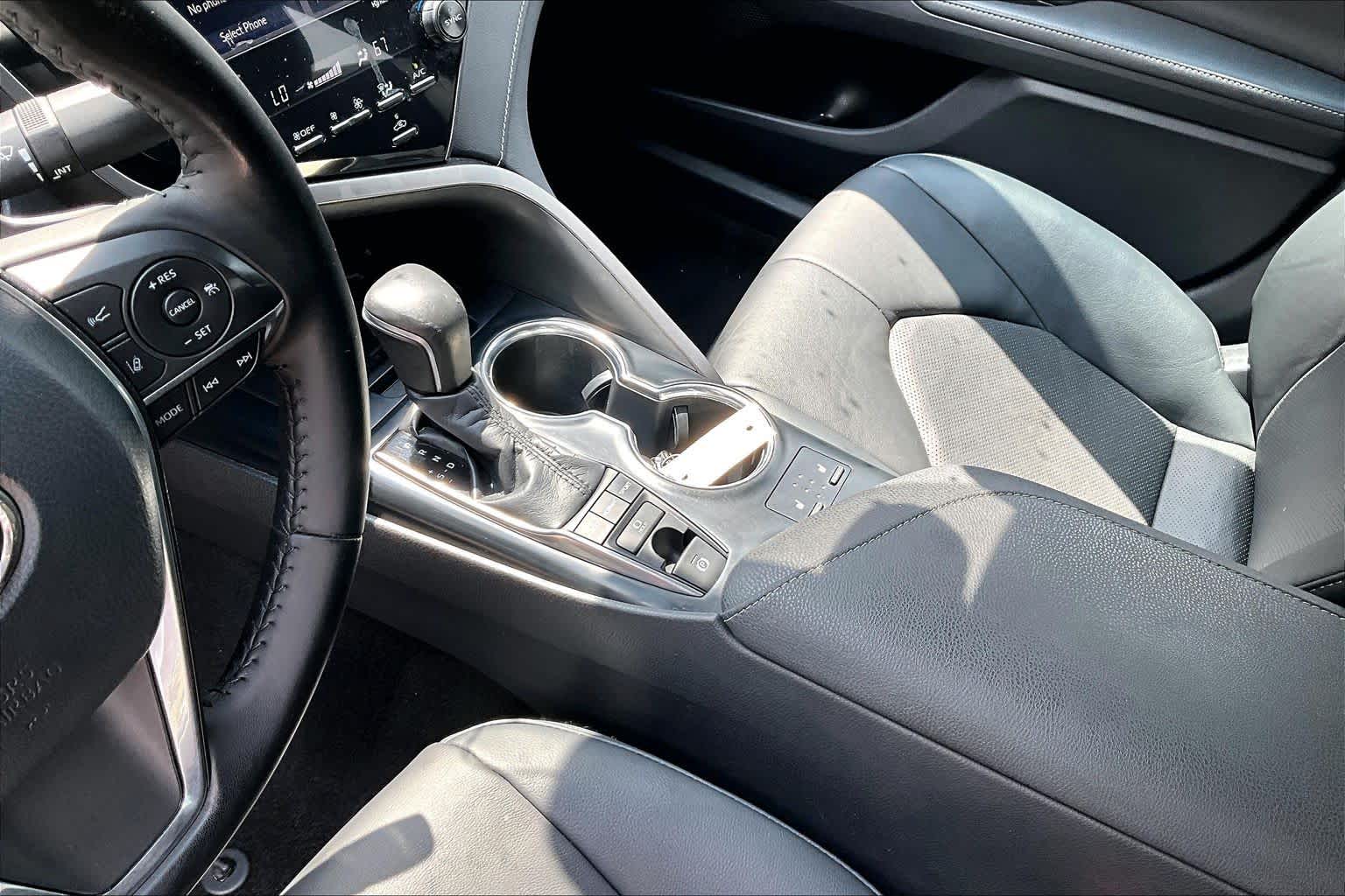 2019 Toyota Camry XSE Wind Chill Pearl at Group 1 Toyota Southwest
