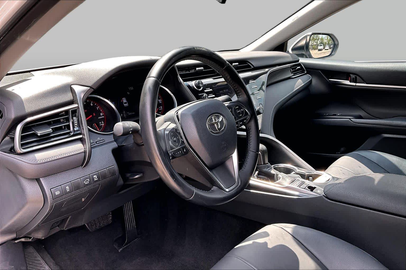 2019 Toyota Camry XSE Wind Chill Pearl at Group 1 Toyota Southwest