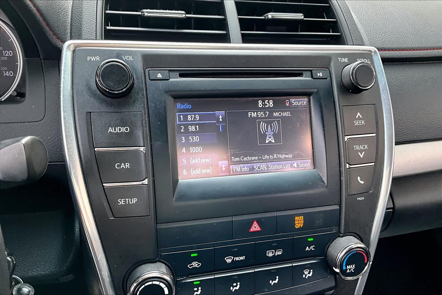 2016 Toyota Camry SE Ruby Flare Pearl at Mac Haik Ford