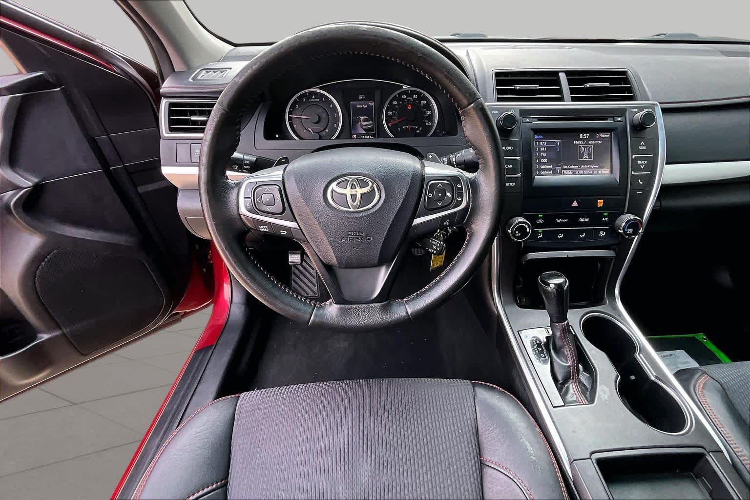 2016 Toyota Camry SE Ruby Flare Pearl at Mac Haik Ford