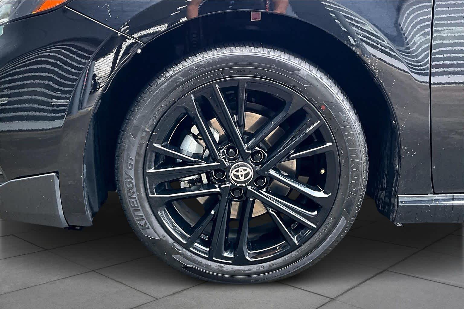 2025 Toyota Camry SE Midnight Black Metallic at AutoNation Toyota Gulf Fwy