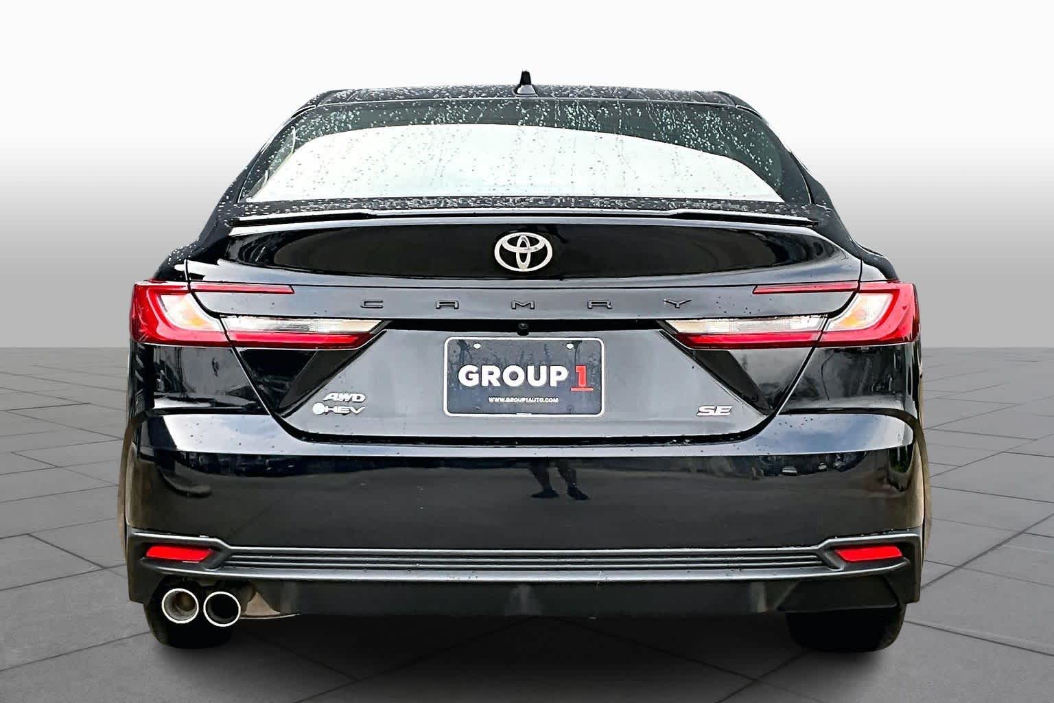 2025 Toyota Camry SE Midnight Black Metallic at AutoNation Toyota Gulf Fwy