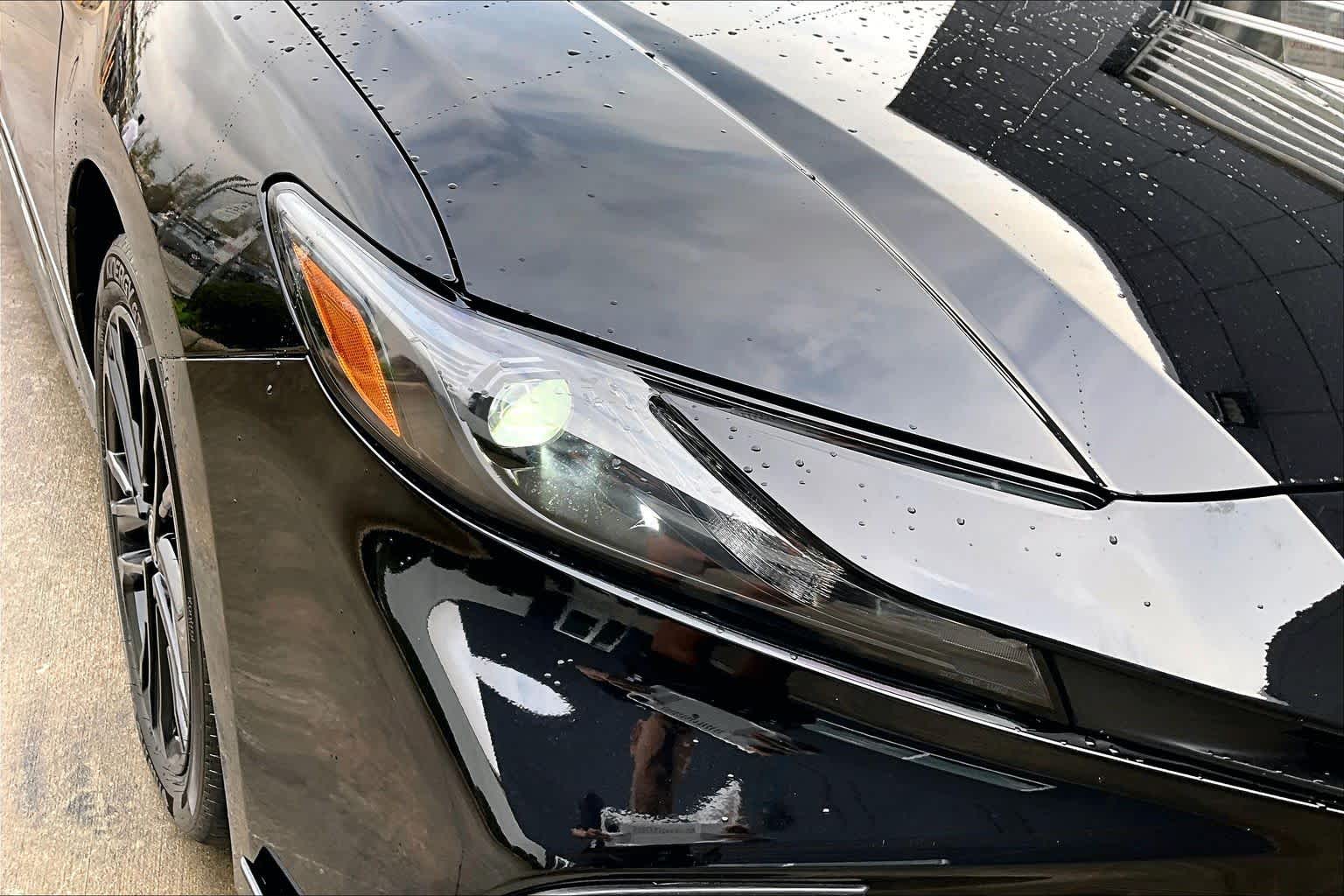 2025 Toyota Camry SE Midnight Black Metallic at AutoNation Toyota Gulf Fwy