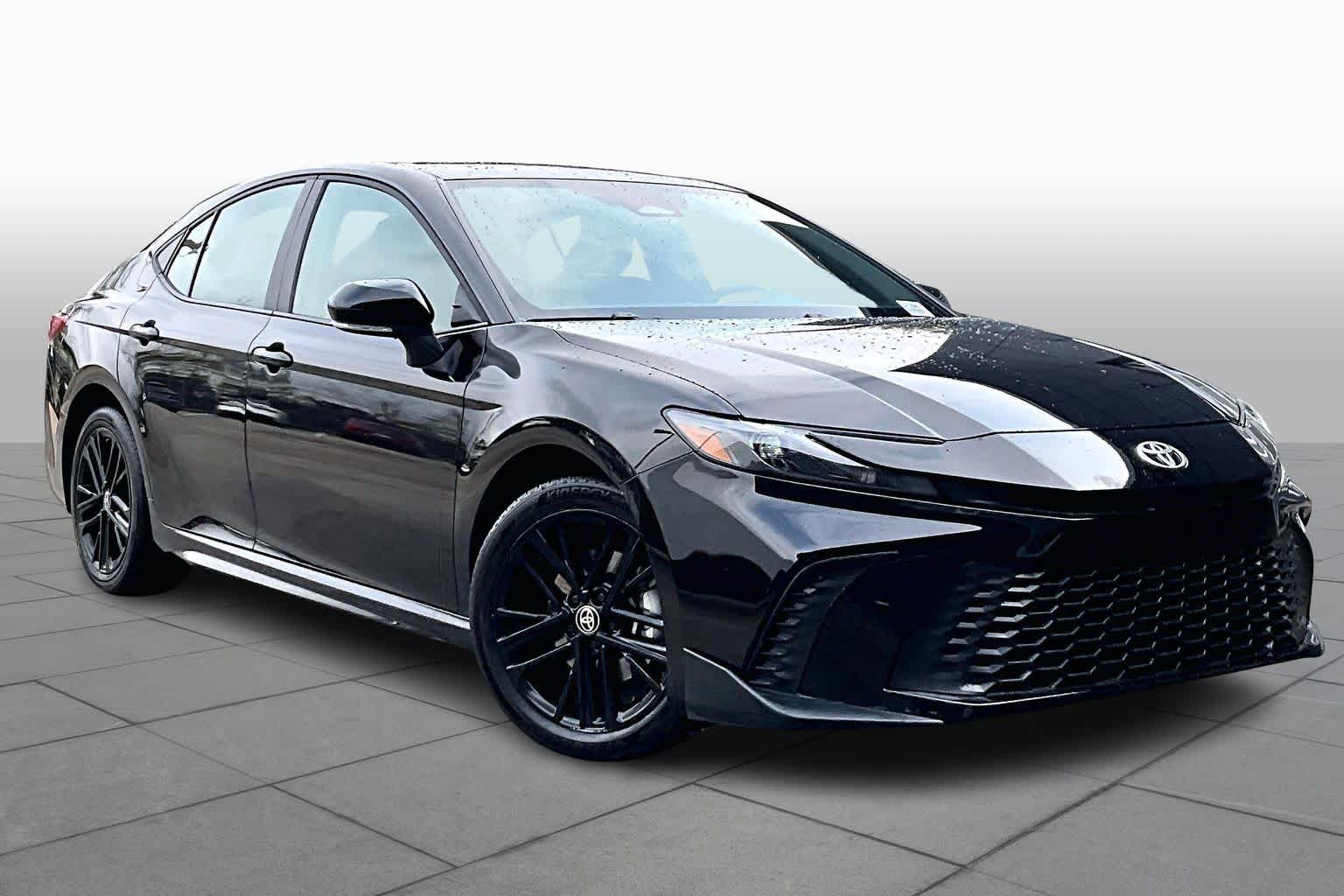 2025 Toyota Camry SE Midnight Black Metallic at AutoNation Toyota Gulf Fwy
