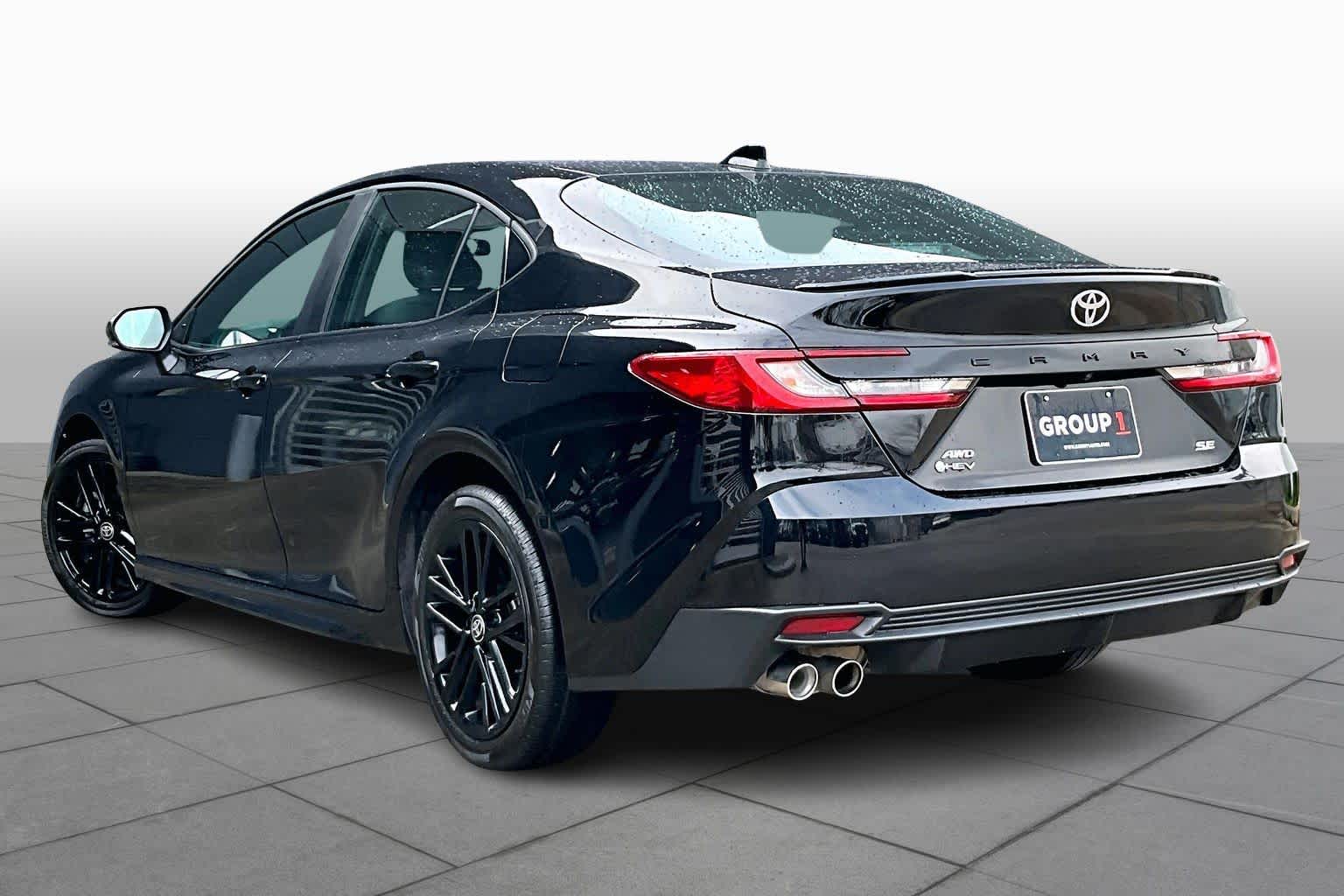 2025 Toyota Camry SE Midnight Black Metallic at AutoNation Toyota Gulf Fwy