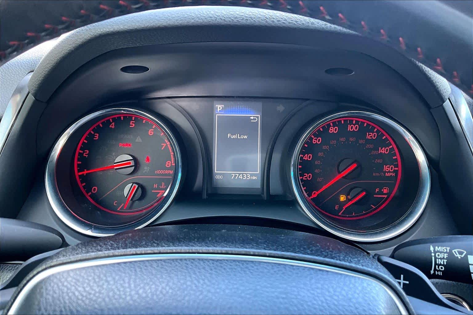2020 Toyota Camry TRD V6 Supersonic Red/Midnight Black Metallic at HGreg Houston
