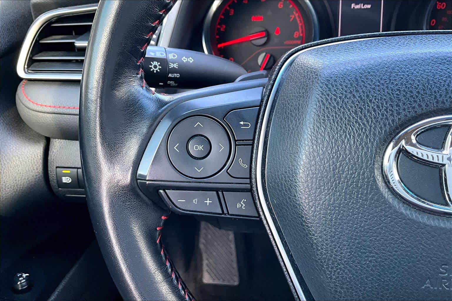 2020 Toyota Camry TRD V6 Supersonic Red/Midnight Black Metallic at HGreg Houston