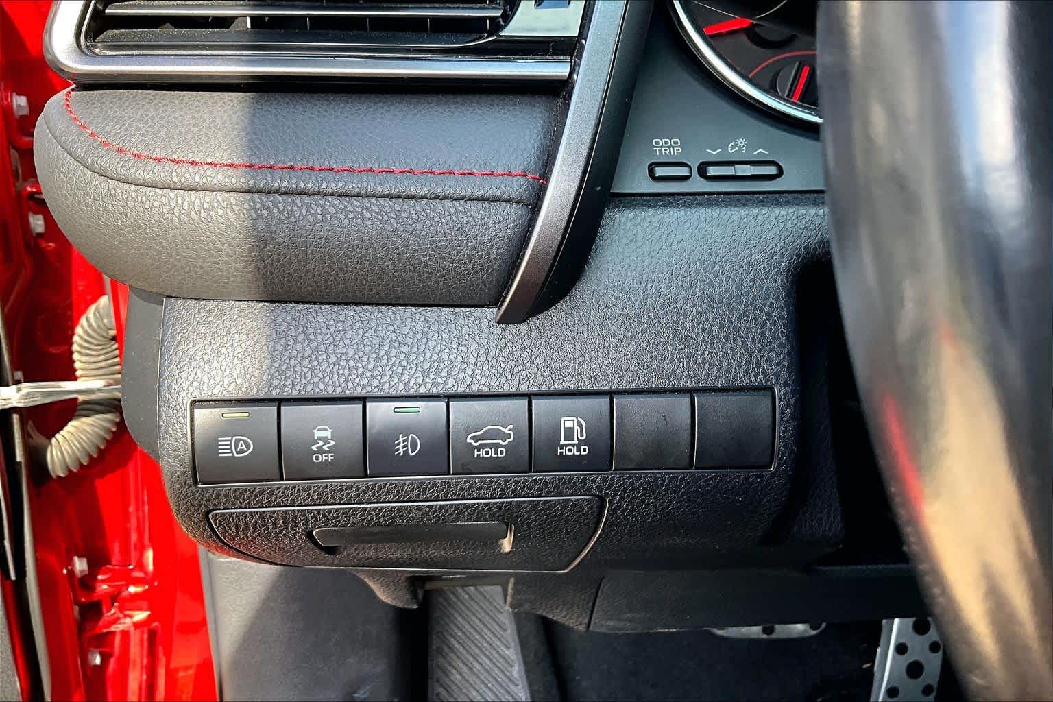 2020 Toyota Camry TRD V6 Supersonic Red/Midnight Black Metallic at HGreg Houston