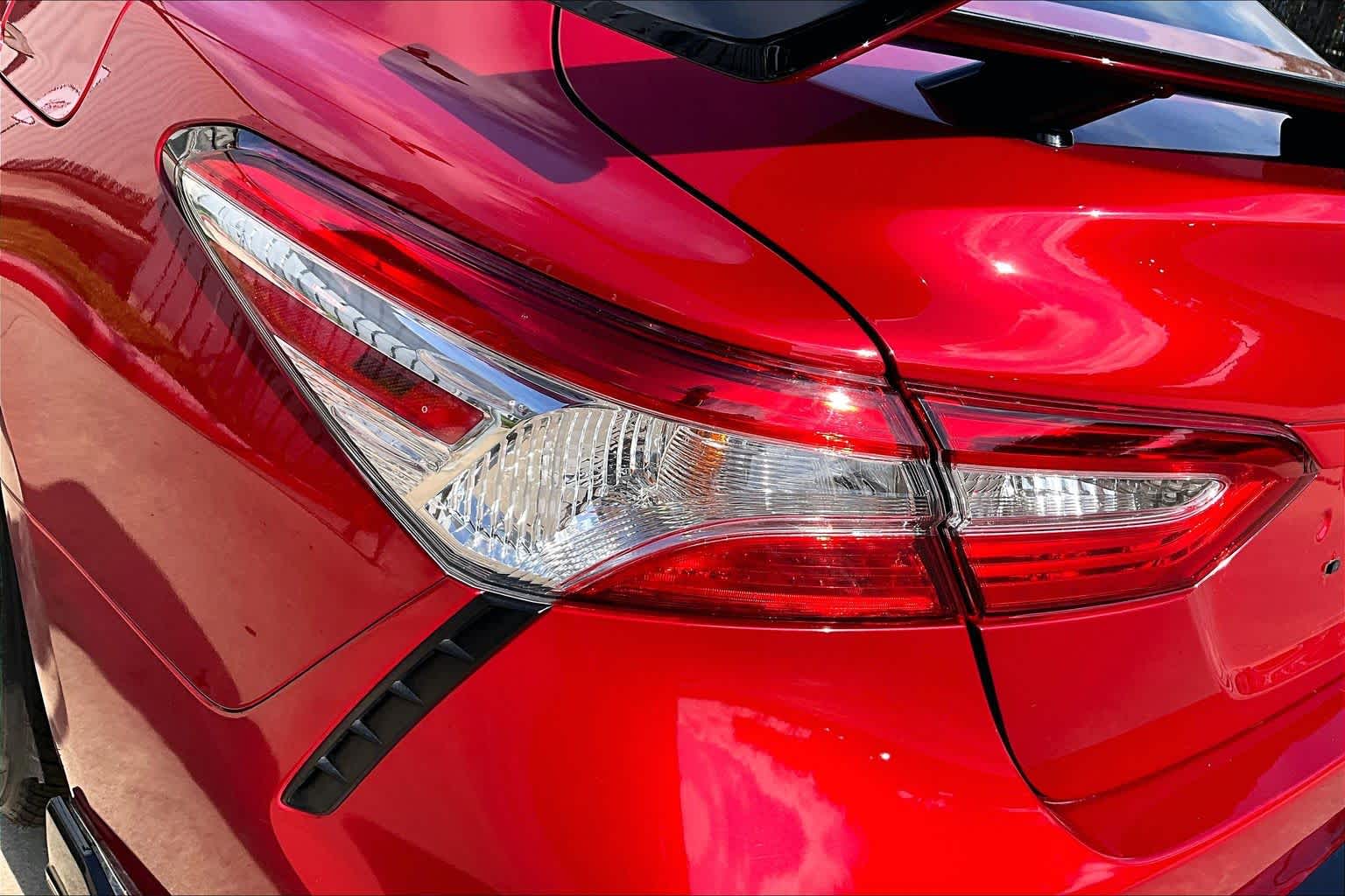 2020 Toyota Camry TRD V6 Supersonic Red/Midnight Black Metallic at HGreg Houston