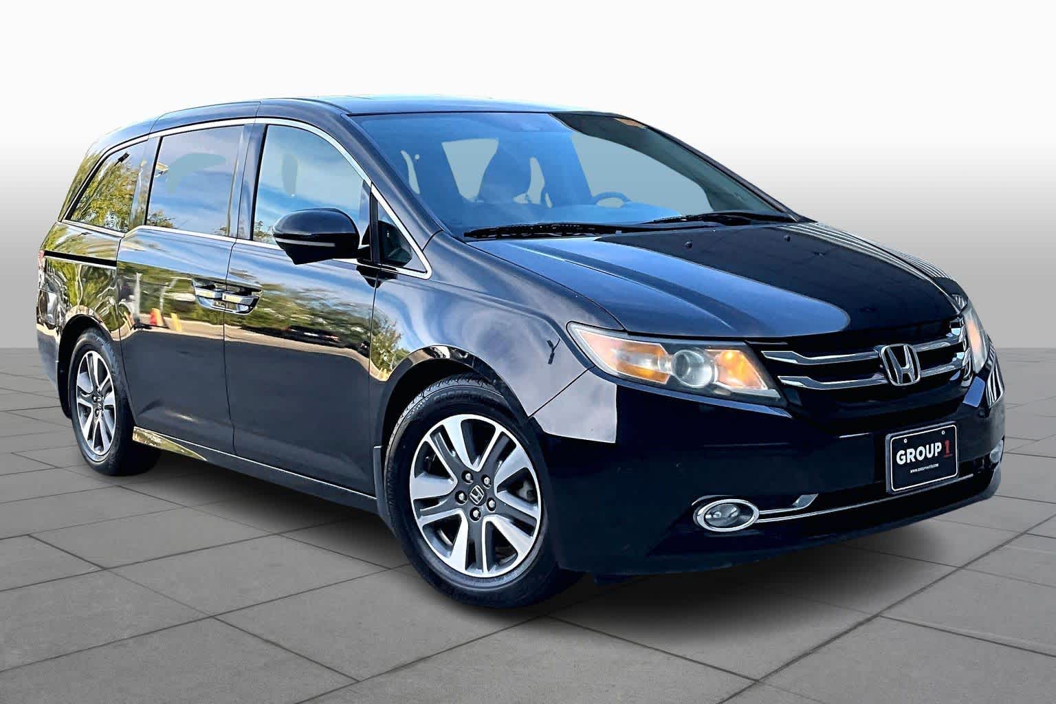 2016 Honda Odyssey Touring Crystal Black Pearl at Lexus Southwest Houston