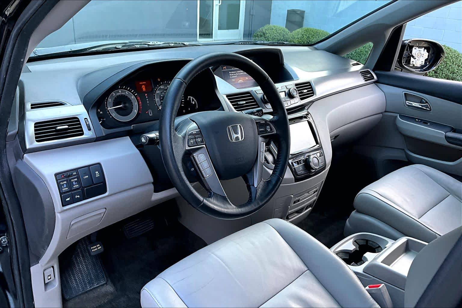 2016 Honda Odyssey Touring Crystal Black Pearl at Lexus Southwest Houston