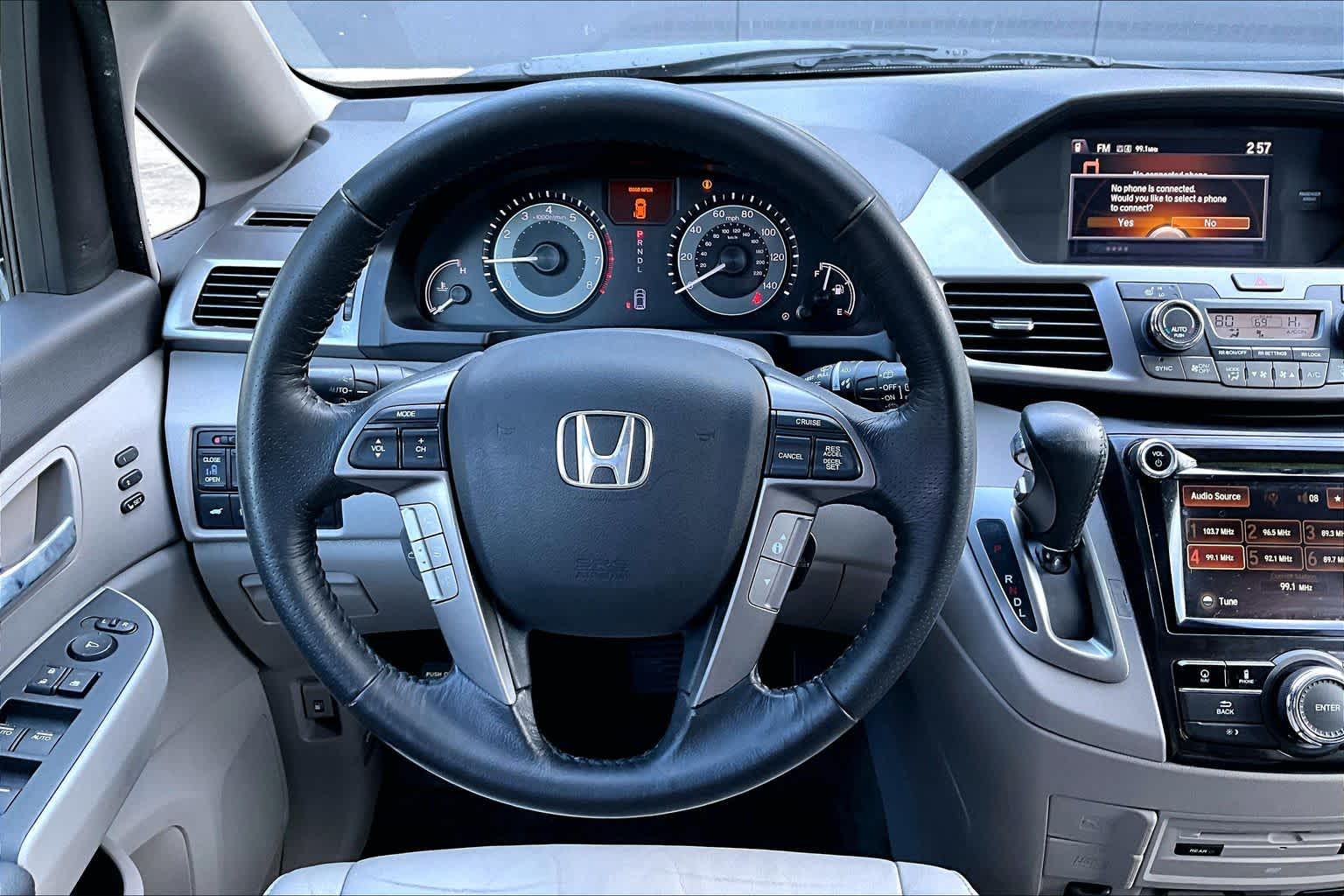 2016 Honda Odyssey Touring Crystal Black Pearl at Lexus Southwest Houston