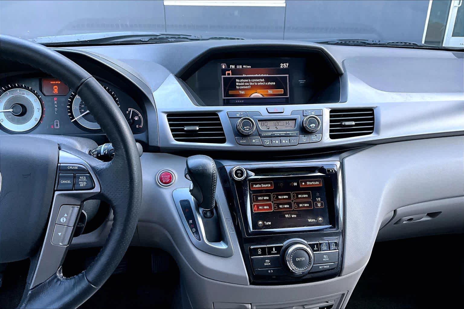 2016 Honda Odyssey Touring Crystal Black Pearl at Lexus Southwest Houston