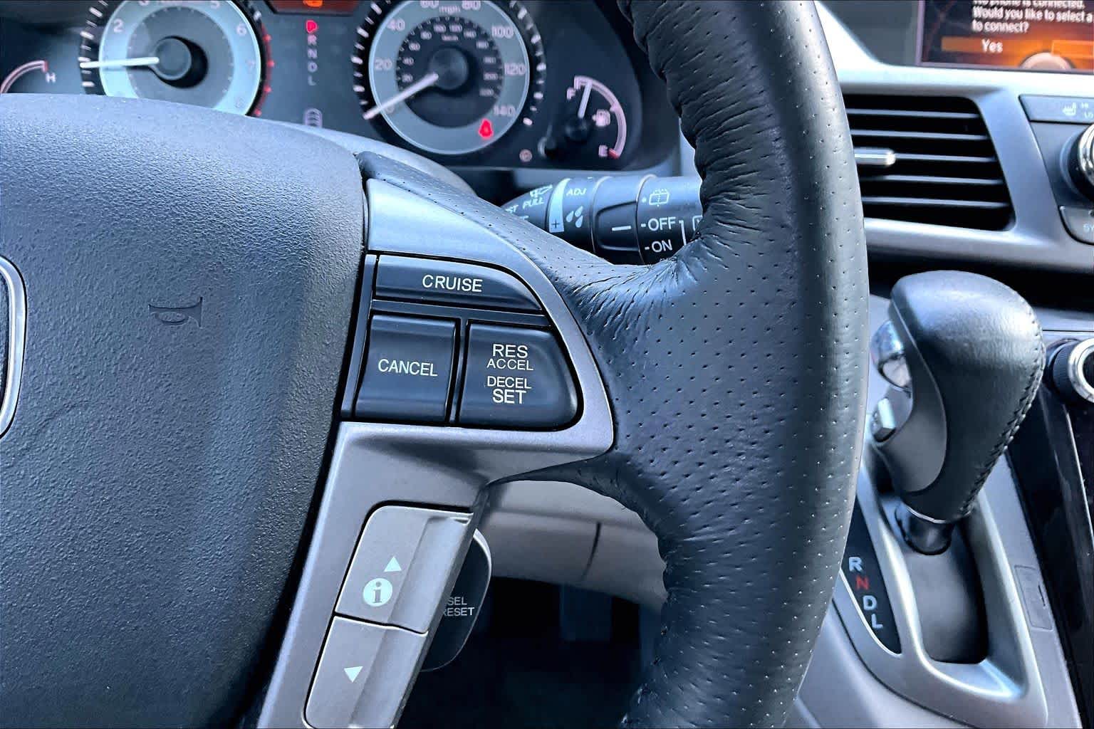 2016 Honda Odyssey Touring Crystal Black Pearl at Lexus Southwest Houston