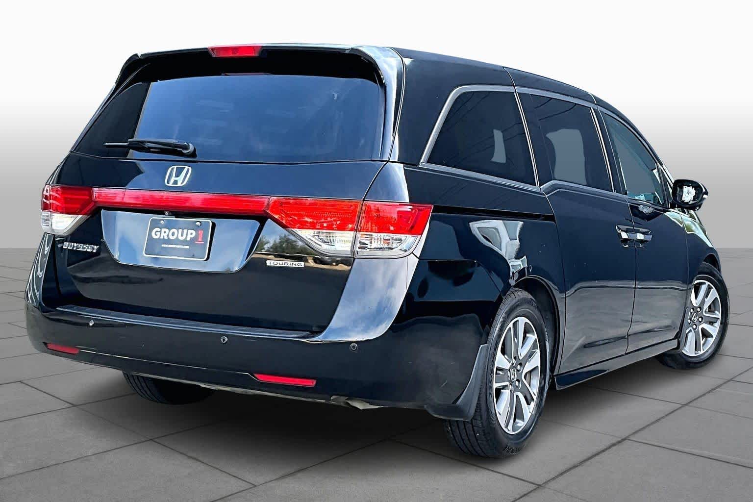 2016 Honda Odyssey Touring Crystal Black Pearl at Lexus Southwest Houston