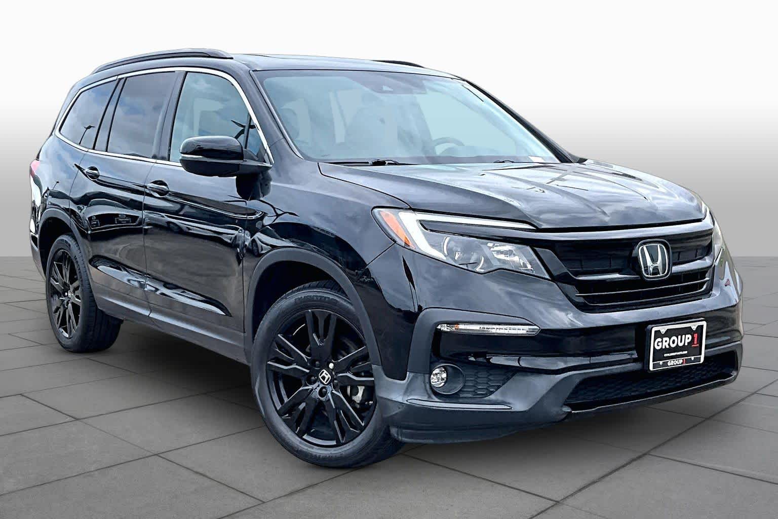 2021 Honda Pilot Special Edition Crystal Black Pearl at Beck & Masten Kia