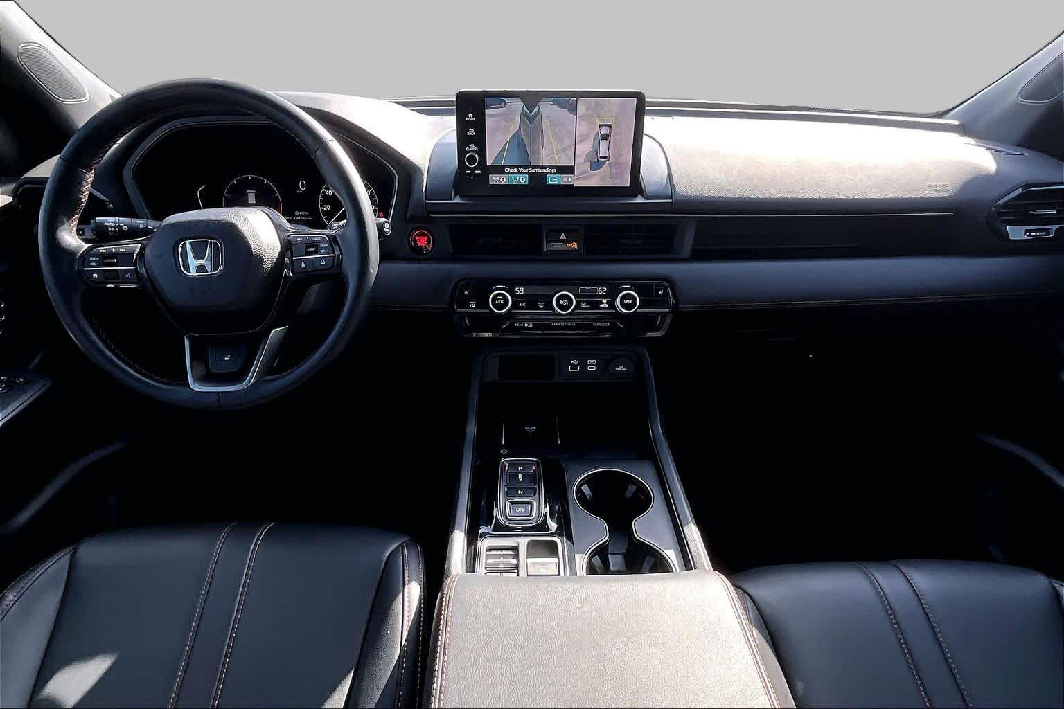 2024 Honda Pilot TrailSport Crystal Black Pearl at Group 1 Toyota Southwest