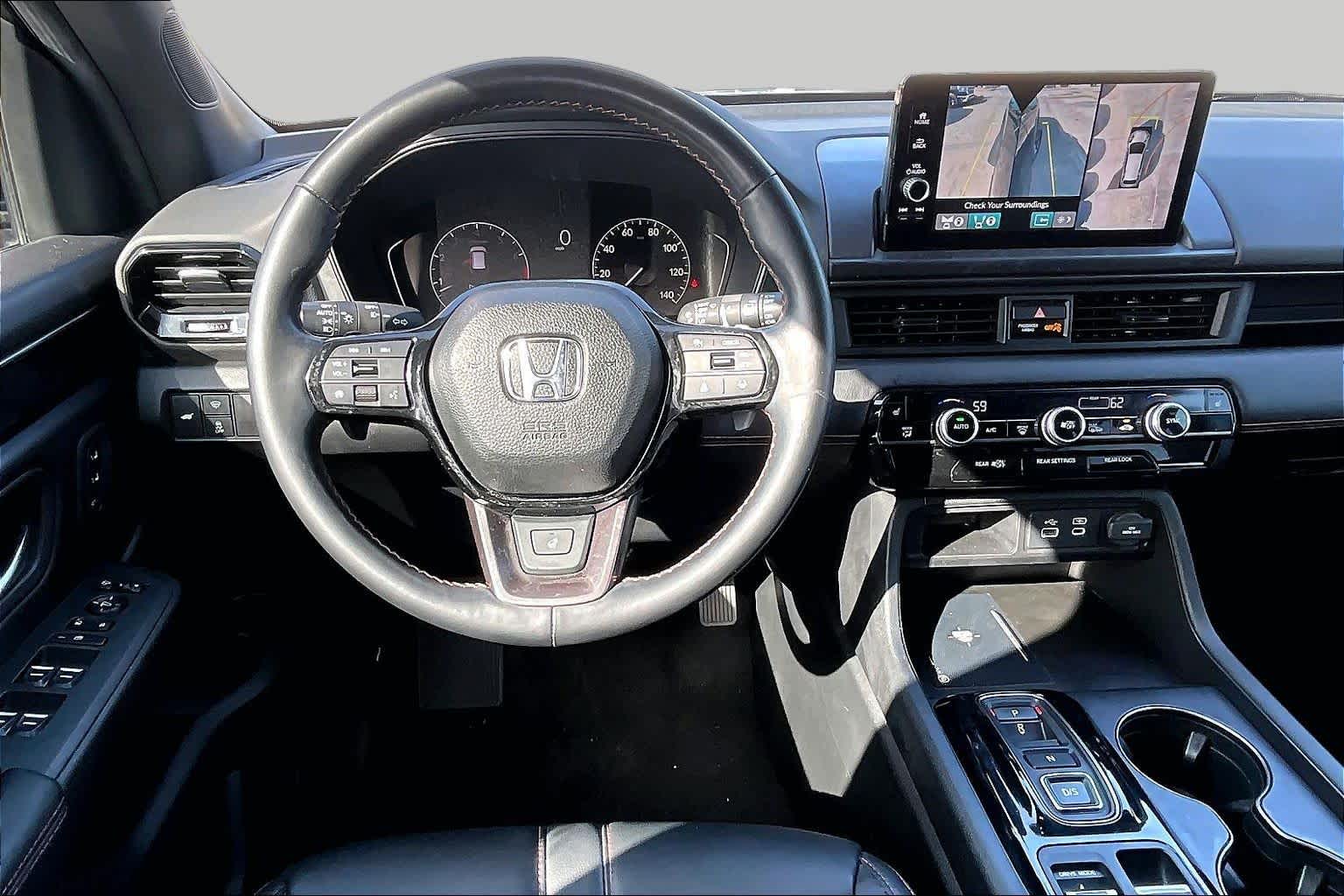 2024 Honda Pilot TrailSport Crystal Black Pearl at Group 1 Toyota Southwest
