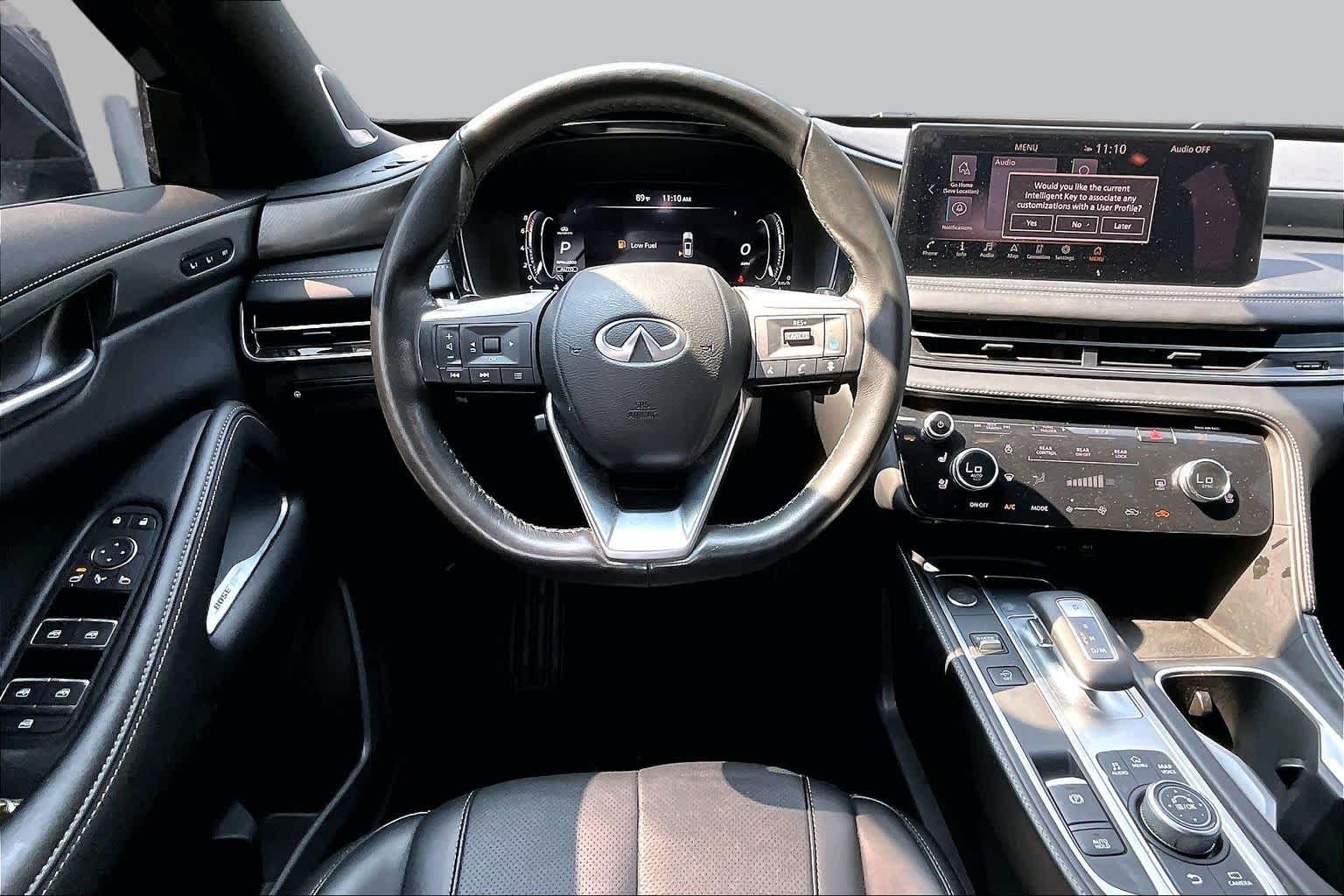 2025 INFINITI QX60 LUXE Mineral Black at HGreg Houston