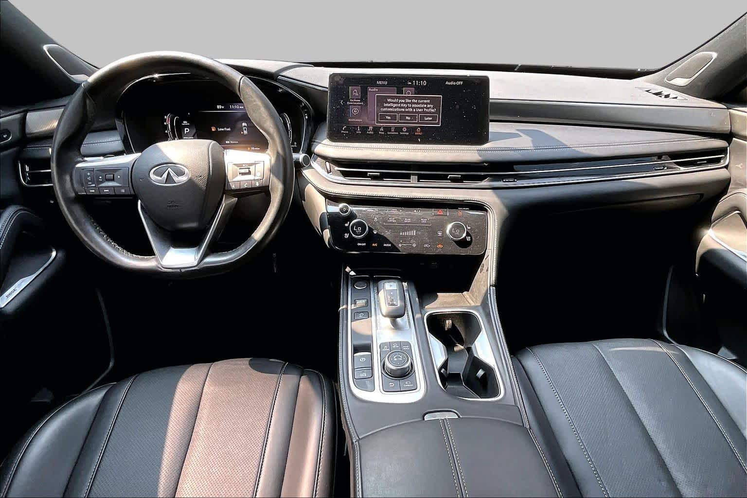 2025 INFINITI QX60 LUXE Mineral Black at HGreg Houston