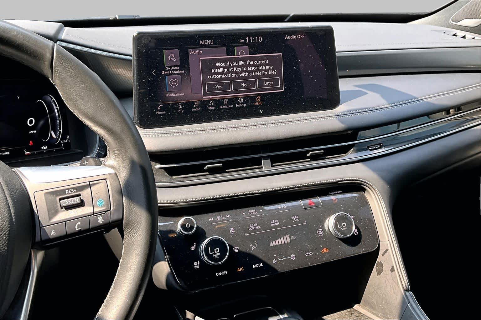 2025 INFINITI QX60 LUXE Mineral Black at HGreg Houston