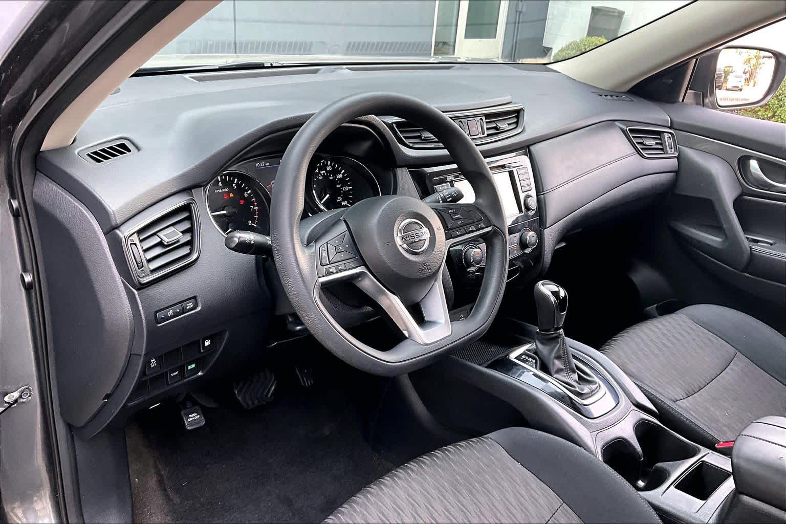 2018 Nissan Rogue S Gun Metallic at Tomball Chrysler Dodge Jeep Ram