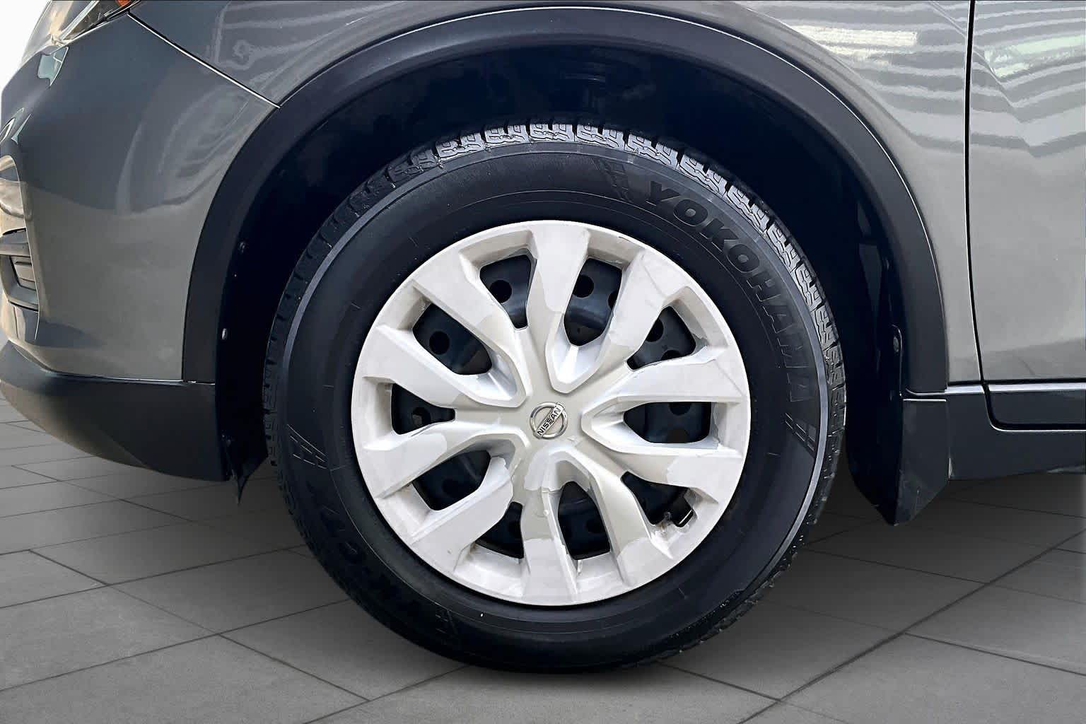 2018 Nissan Rogue S Gun Metallic at Tomball Chrysler Dodge Jeep Ram