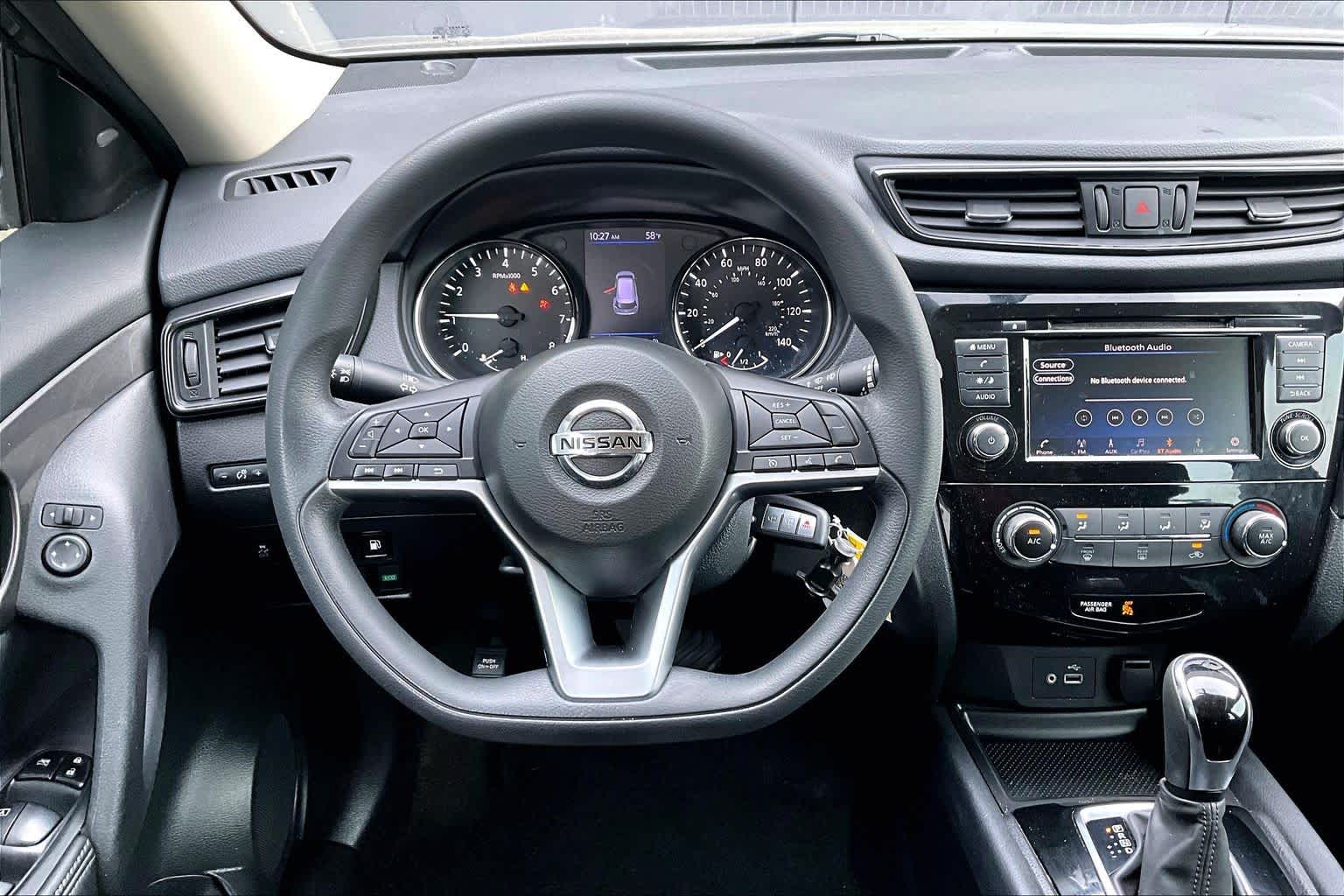 2018 Nissan Rogue S Gun Metallic at Tomball Chrysler Dodge Jeep Ram