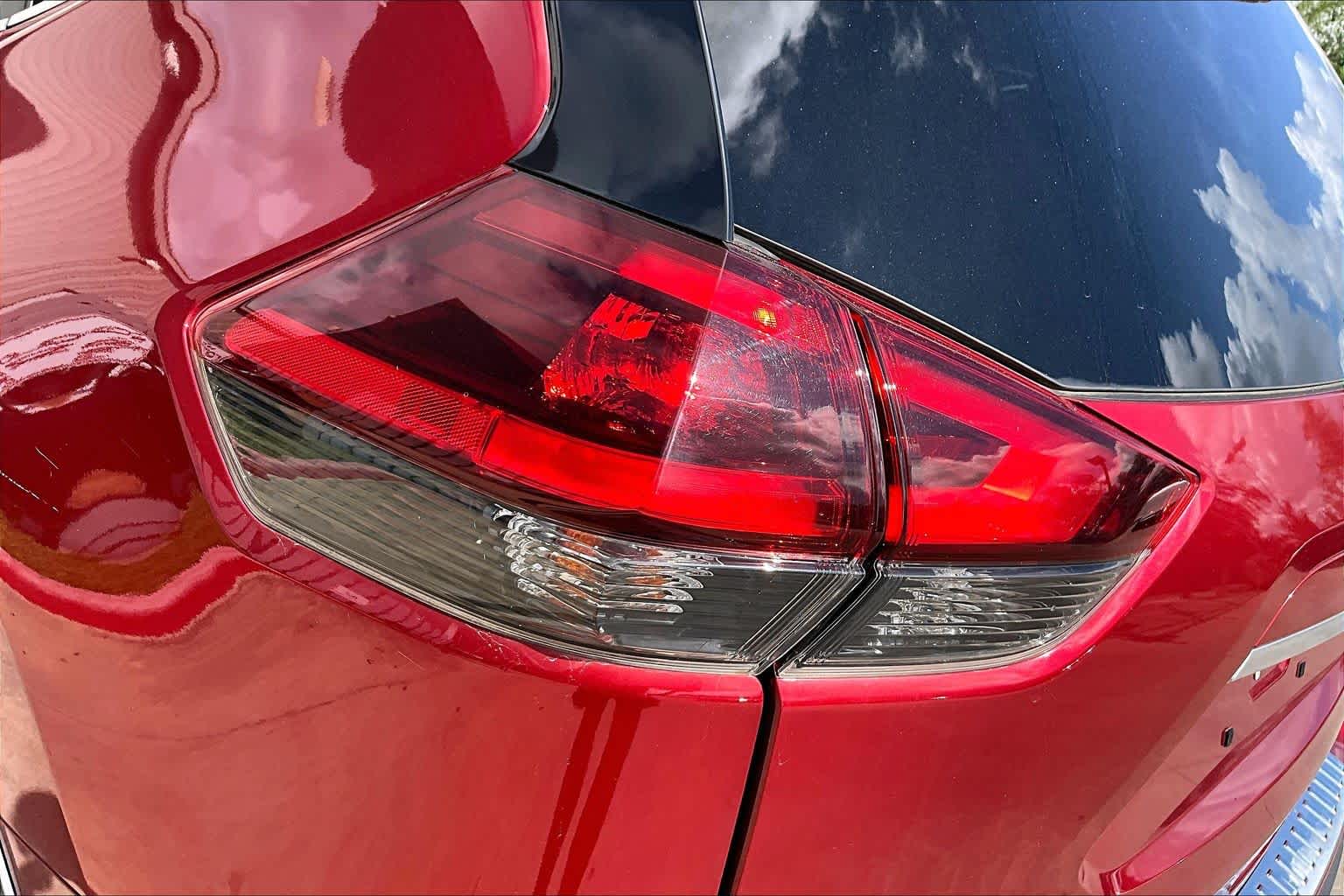 2019 Nissan Rogue SV Scarlet Ember Tintcoat at Group 1 GMC Buick South