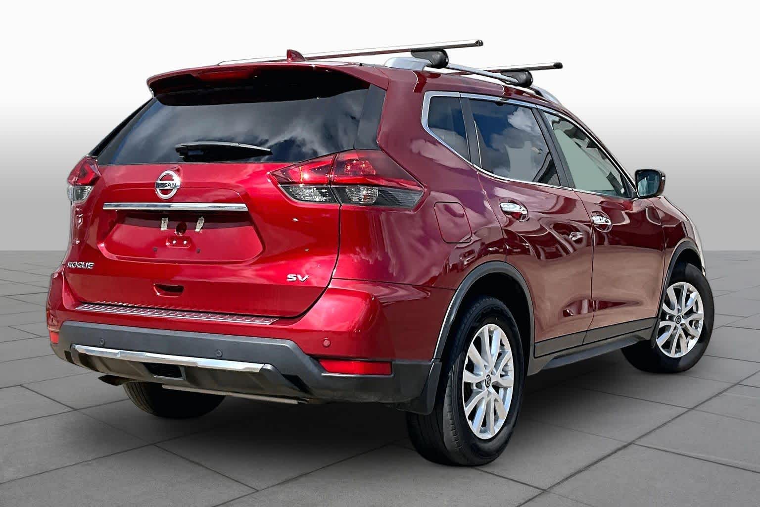 2019 Nissan Rogue SV Scarlet Ember Tintcoat at Group 1 GMC Buick South