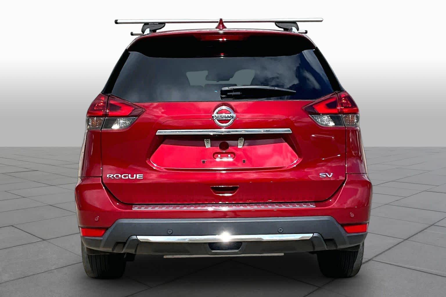 2019 Nissan Rogue SV Scarlet Ember Tintcoat at Group 1 GMC Buick South