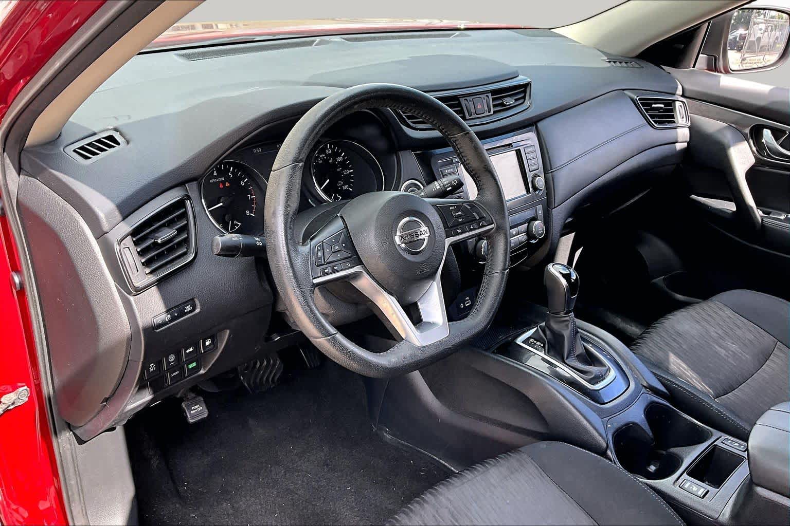 2019 Nissan Rogue SV Scarlet Ember Tintcoat at Group 1 GMC Buick South