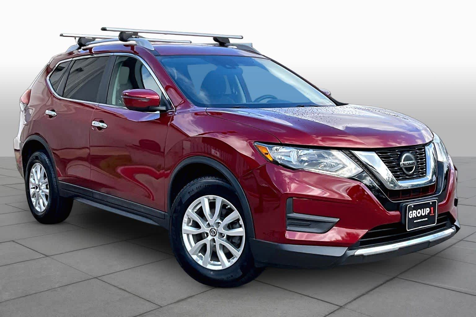 2019 Nissan Rogue SV Scarlet Ember Tintcoat at HGreg Houston