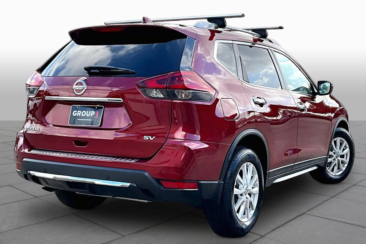 2019 Nissan Rogue SV Scarlet Ember Tintcoat at HGreg Houston