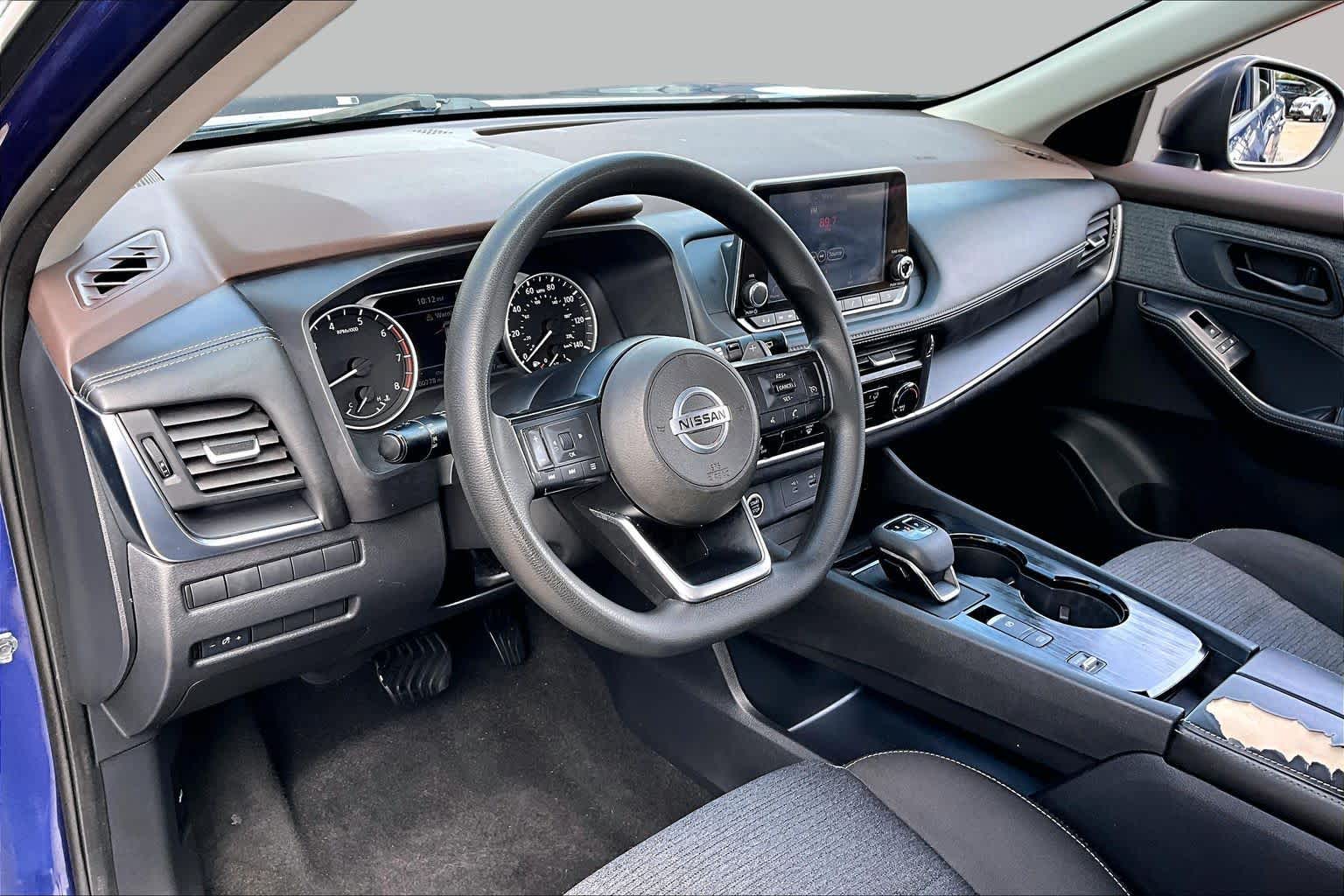 2021 Nissan Rogue S Caspian Blue Metallic at AutoNation USA Houston