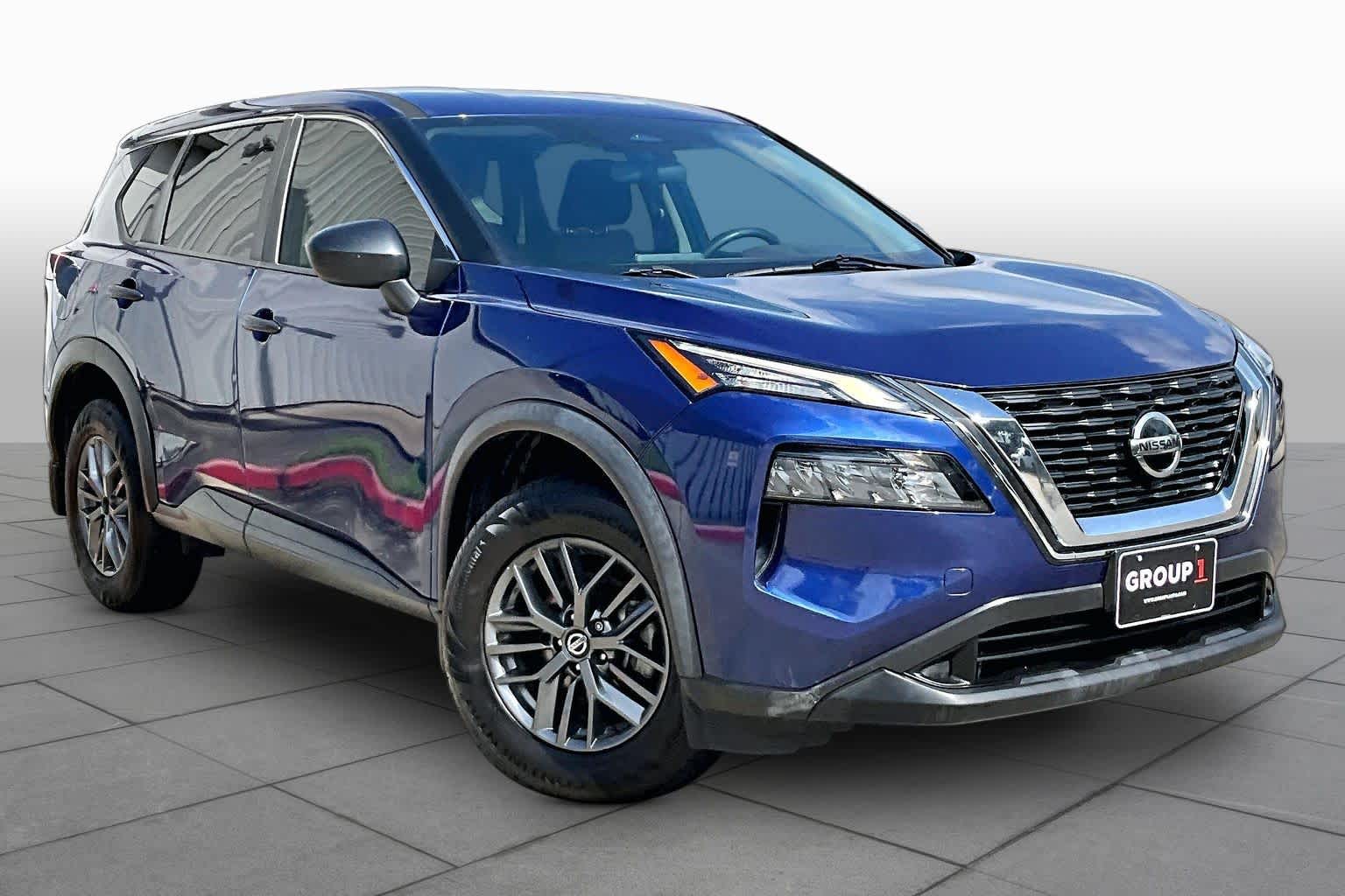 2021 Nissan Rogue S Caspian Blue Metallic at AutoNation USA Houston