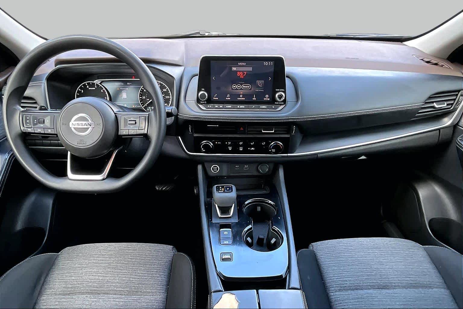 2021 Nissan Rogue S Caspian Blue Metallic at AutoNation USA Houston