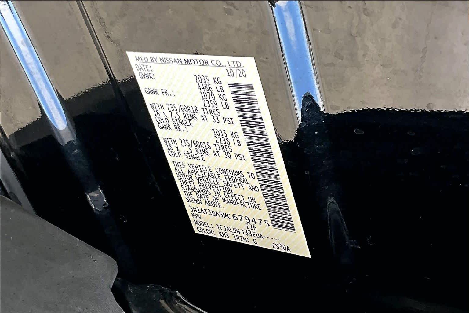 2021 Nissan Rogue SV Super Black at Lone Star Chevrolet