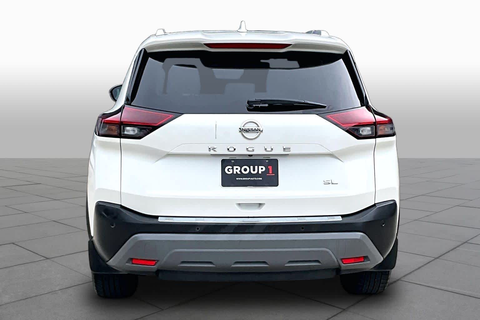 2021 Nissan Rogue SL Pearl White Tricoat at AutoNation Chrysler Jeep Dodge Ram Spring