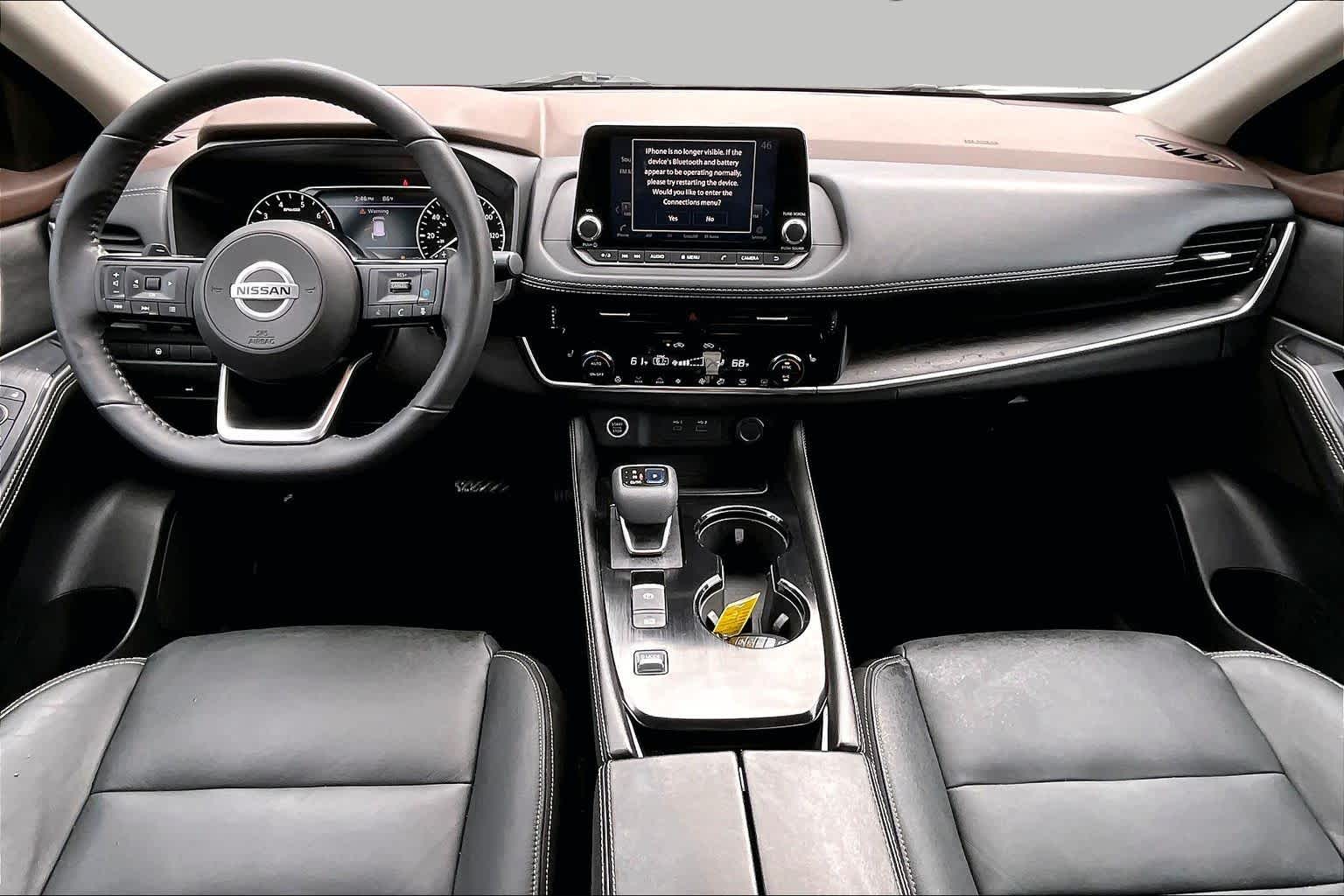 2021 Nissan Rogue SL Pearl White Tricoat at AutoNation Chrysler Jeep Dodge Ram Spring