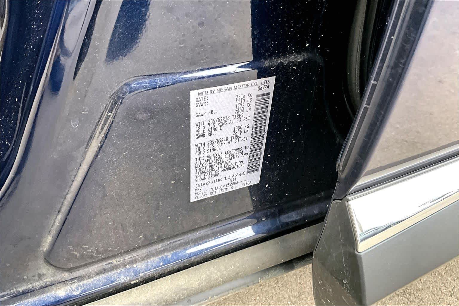 2024 Nissan Murano SV Deep Ocean Blue Pearl at Sterling McCall Nissan