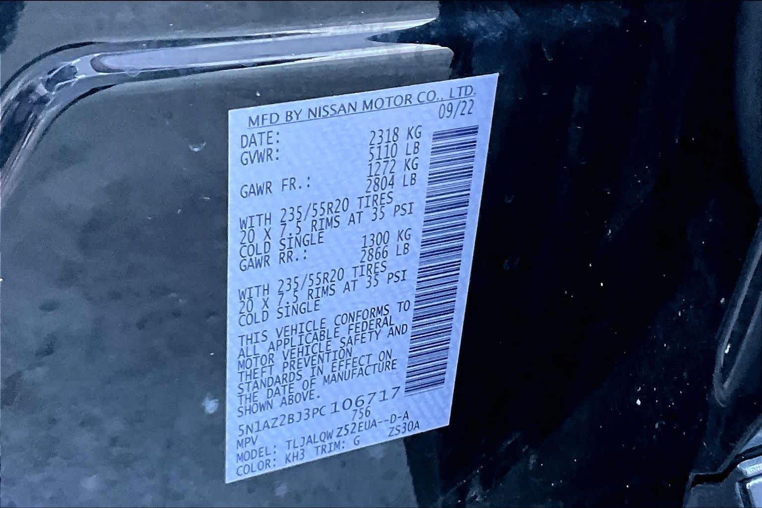 2023 Nissan Murano SV Super Black at Lone Star Chevrolet