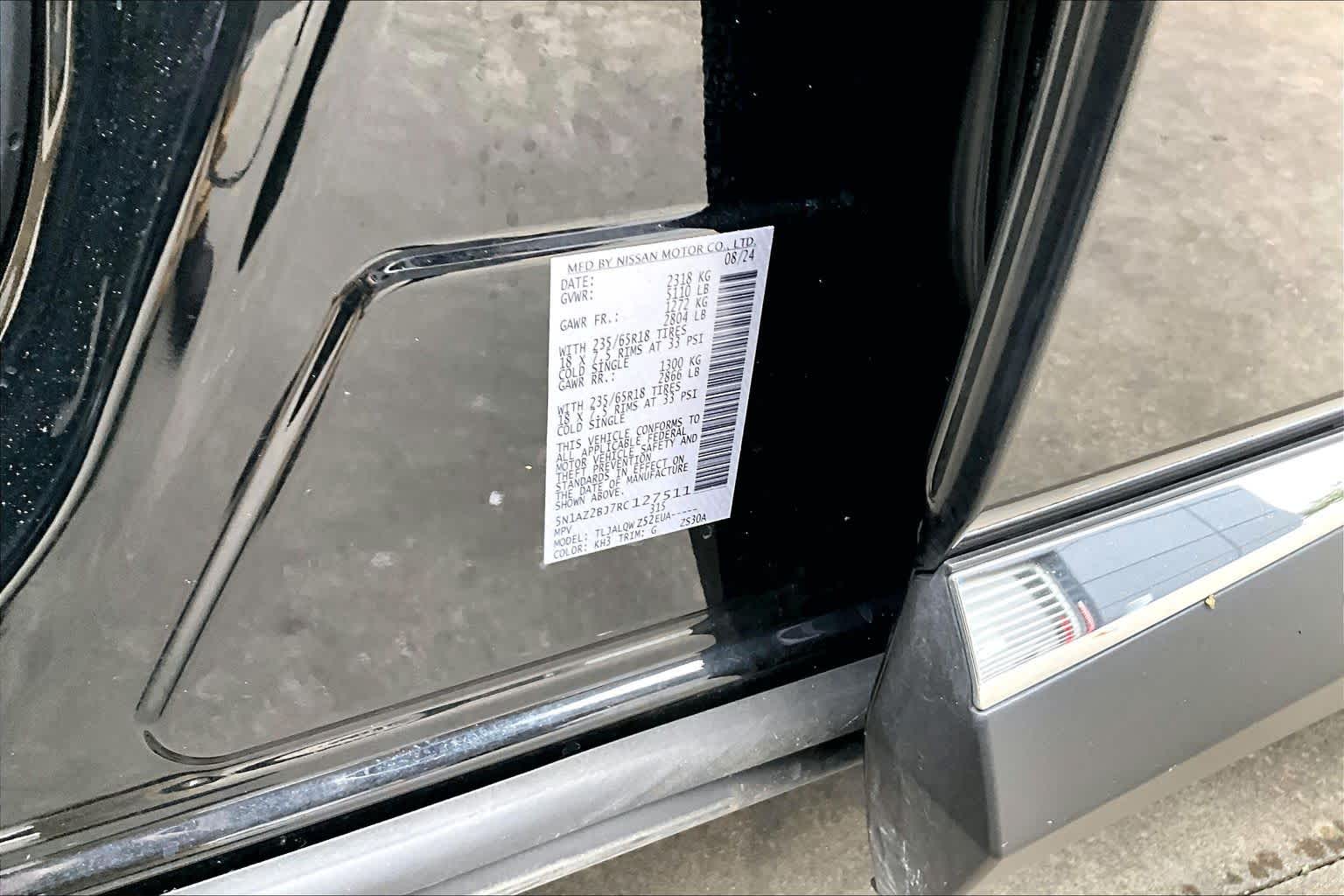 2024 Nissan Murano SV Super Black at Sterling McCall Nissan