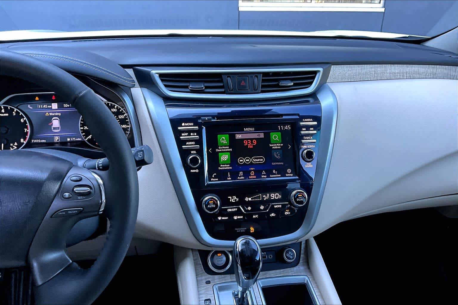 2020 Nissan Murano SL Pearl White Tricoat at Sterling McCall Nissan