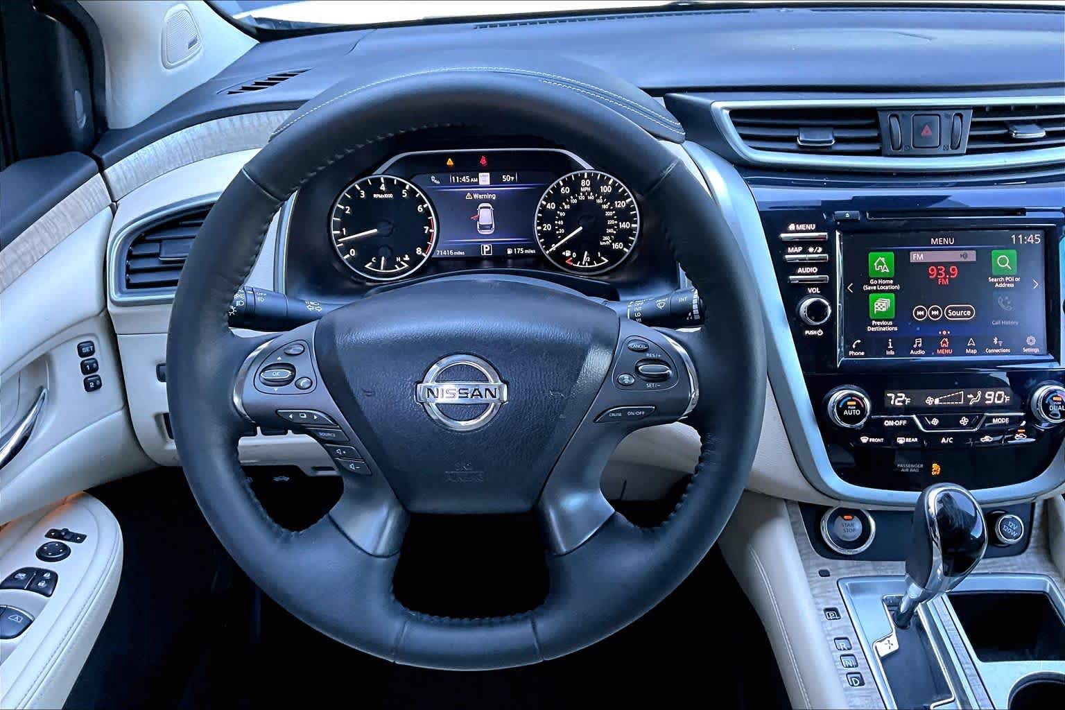 2020 Nissan Murano SL Pearl White Tricoat at Sterling McCall Nissan