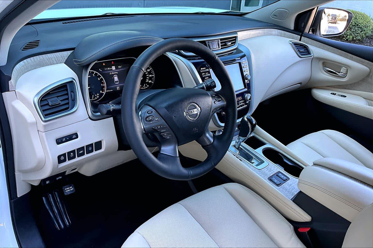 2020 Nissan Murano SL Pearl White Tricoat at Sterling McCall Nissan