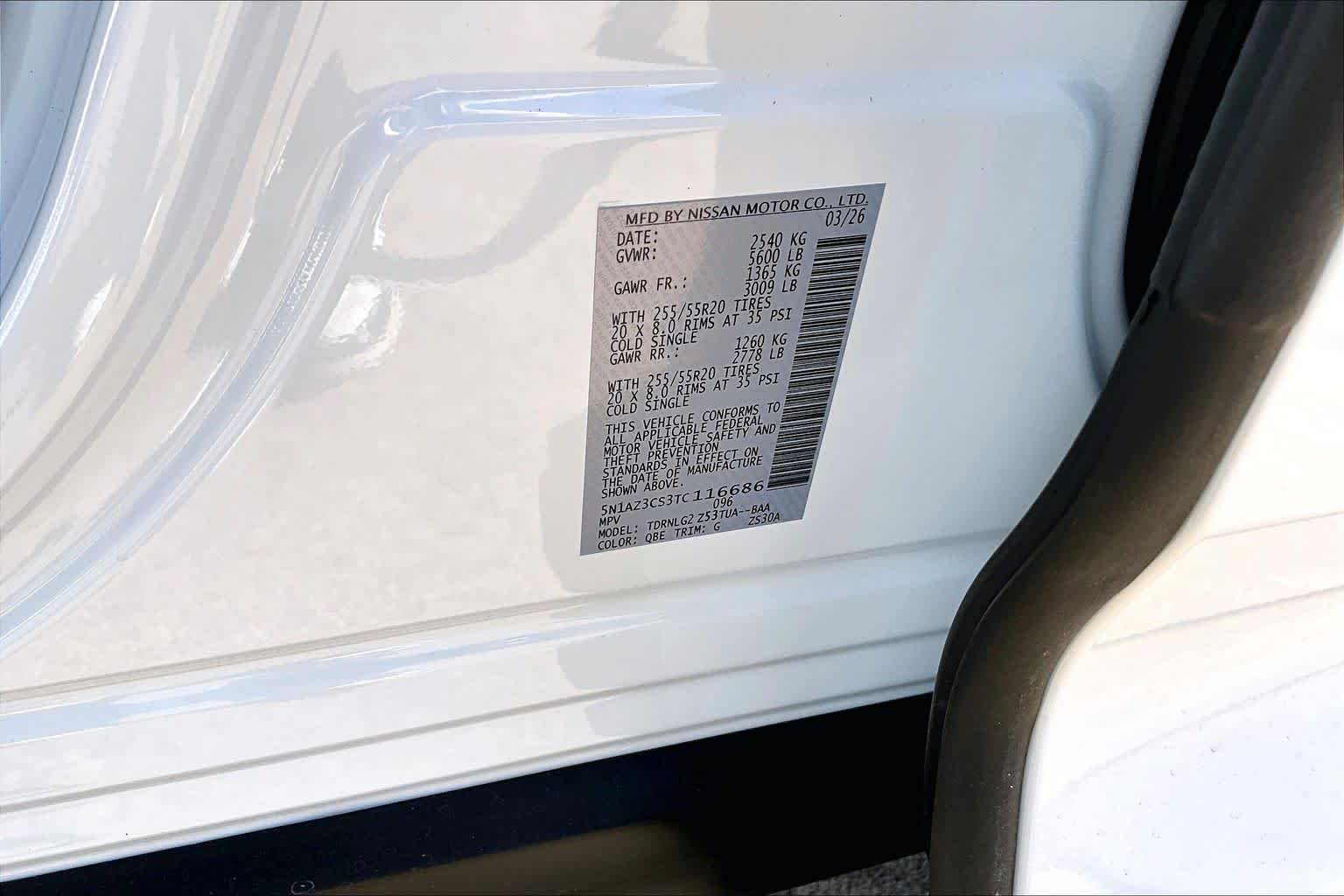 2026 Nissan Murano SL Everest White Pearl Tricoat at Sterling McCall Nissan